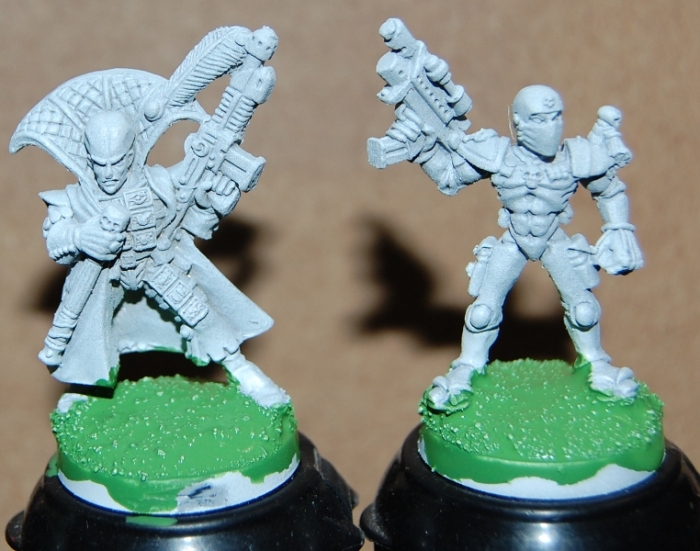 Rogue Trader Miniatures, Sanctioned Psyker and Assasin