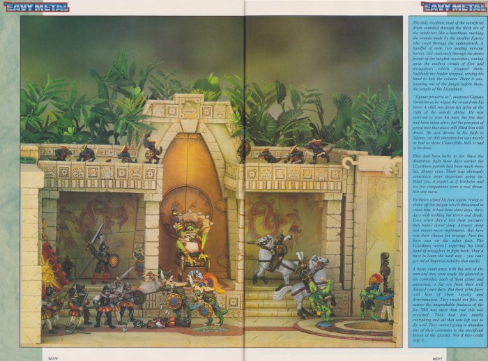 Mike McVey Lizardmen diorama 6 and 7 stitched (WD207(Oz))